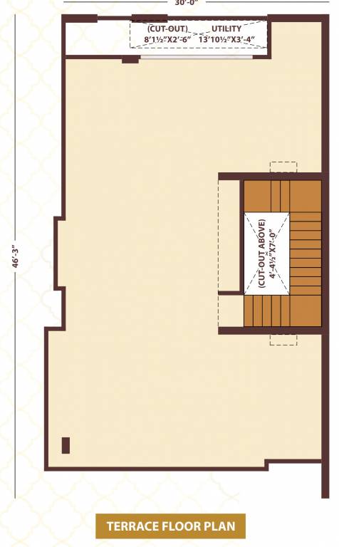  bungalow 71 Floor Plan Terrace Floor Plan