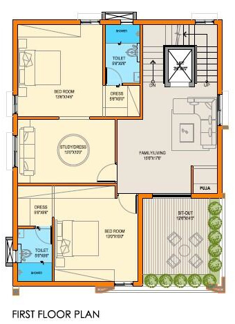  phoenix luxury park 2 Floor Plan First Floor Plan