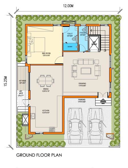  phoenix luxury park 2 Floor Plan Ground Floor Plan
