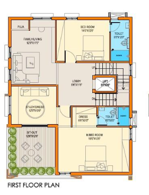  phoenix luxury park 2 Floor Plan First Floor Plan