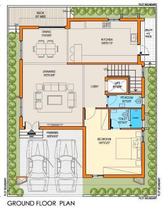  phoenix luxury park 2 Floor Plan Ground Floor Plan