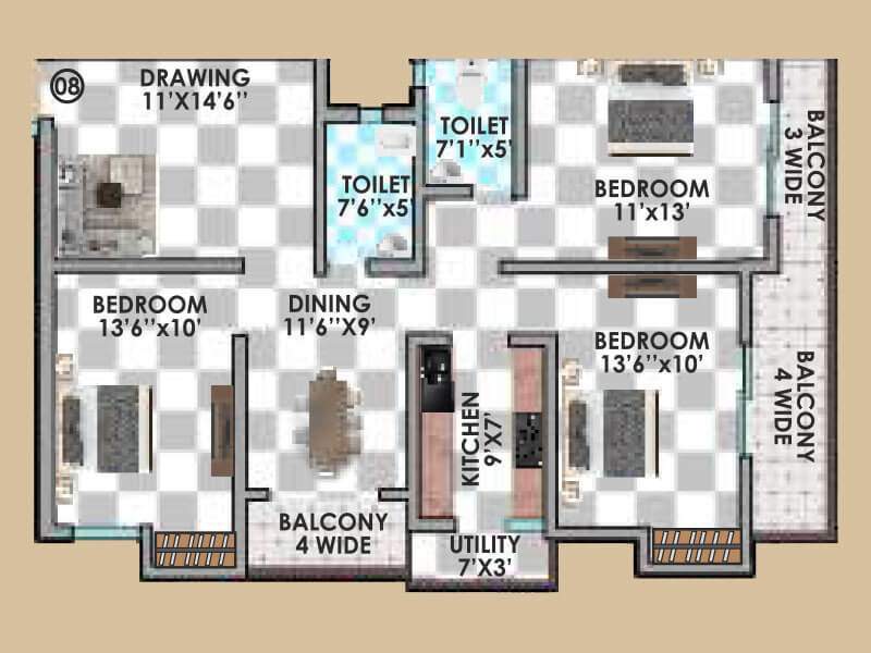 winsome mahadev Floor Plan Floor Plan
