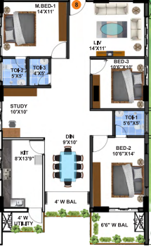  anmol avalon towers Floor Plan Floor Plan