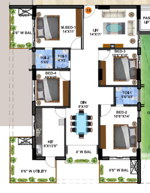  anmol avalon towers Floor Plan Floor Plan
