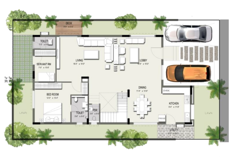 Ground Floor Plan lake shore Floor Plan Ground Floor Plan