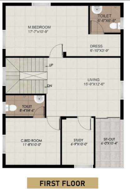  praneeth pranav knightwoods Floor Plan First Floor Plan