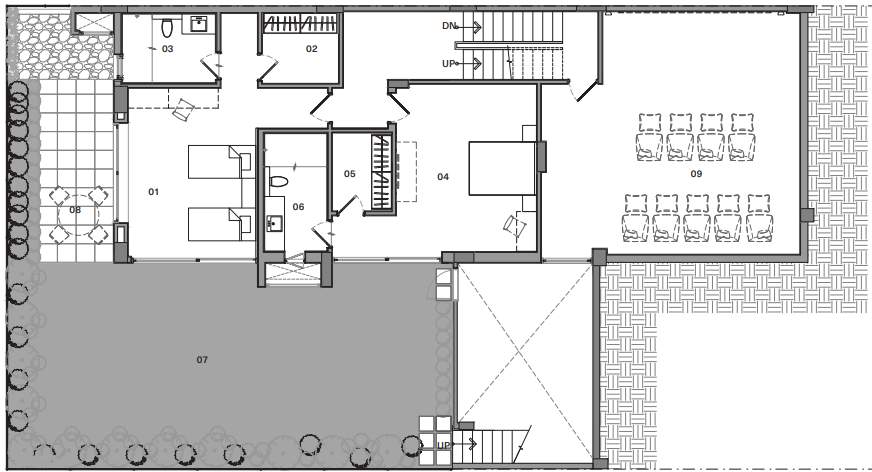  pursuit of a radical rhapsody apartment Floor Plan Lower Level Penthouse Plan