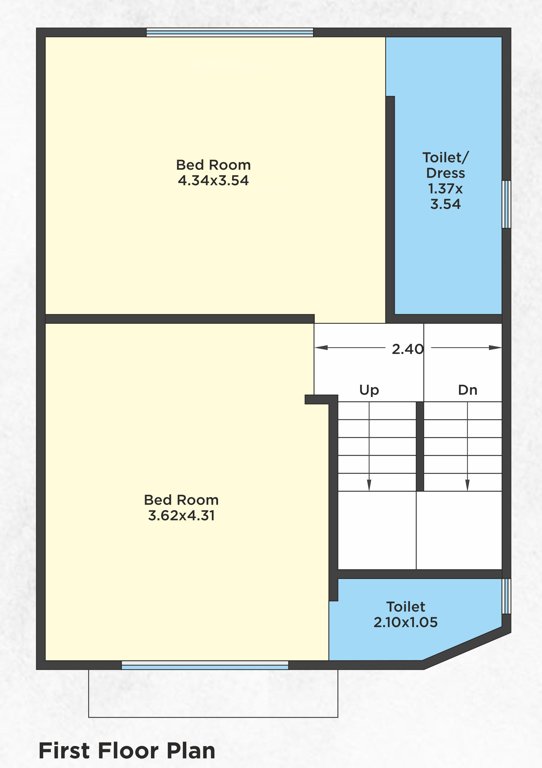  serenity villa Floor Plan First Floor Plan