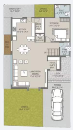  royal mansions Floor Plan Lower Level Duplex Plan