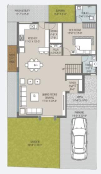  royal mansions Floor Plan Lower Level Duplex Plan