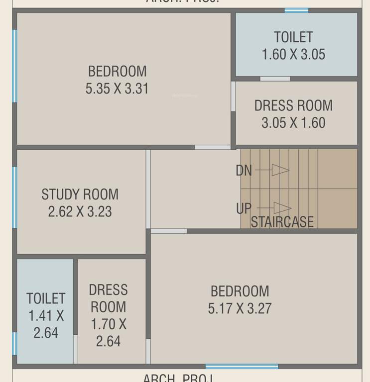  royal mansions Floor Plan Upper Level Duplex Plan