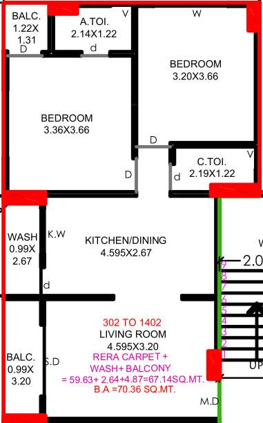  omkar splendoraa Floor Plan Floor Plan