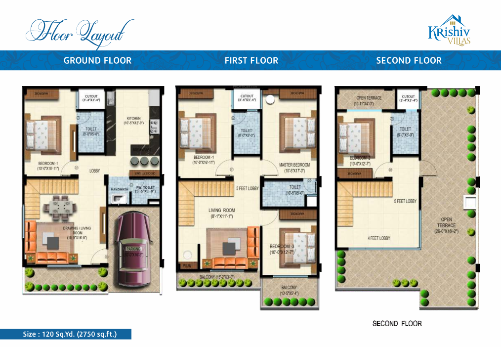 krishiv villas Floor Plan Floor Plan