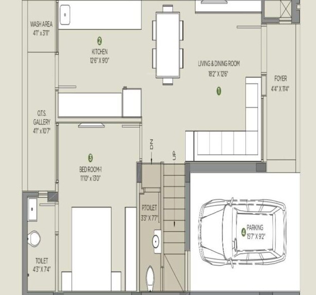 forest trails Floor Plan Ground Floor Plan