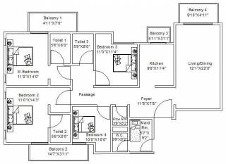  monsoon-breeze Floor Plan Upper Level Duplex Plan