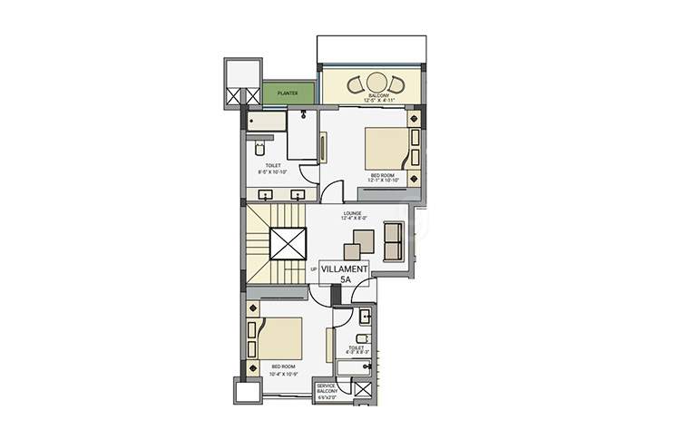 the royal ganges Floor Plan Lower Level Floor