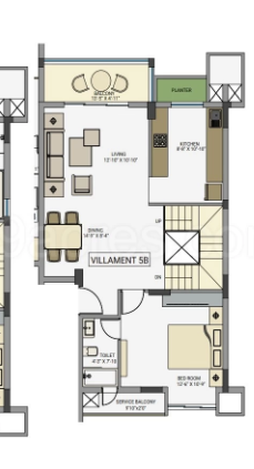 the royal ganges Floor Plan Upper Level Floor