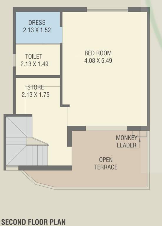  shantam luxuria Floor Plan Second Floor Plan