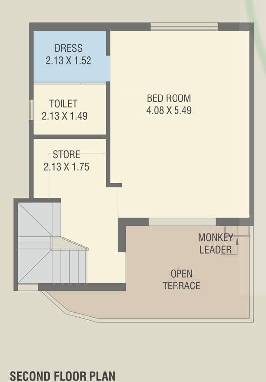  shantam luxuria Floor Plan Second Floor Plan