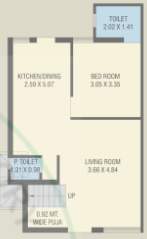  shantam luxuria Floor Plan Ground Floor Plan