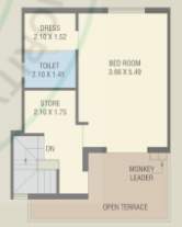 shantam luxuria Floor Plan Second Floor Plan