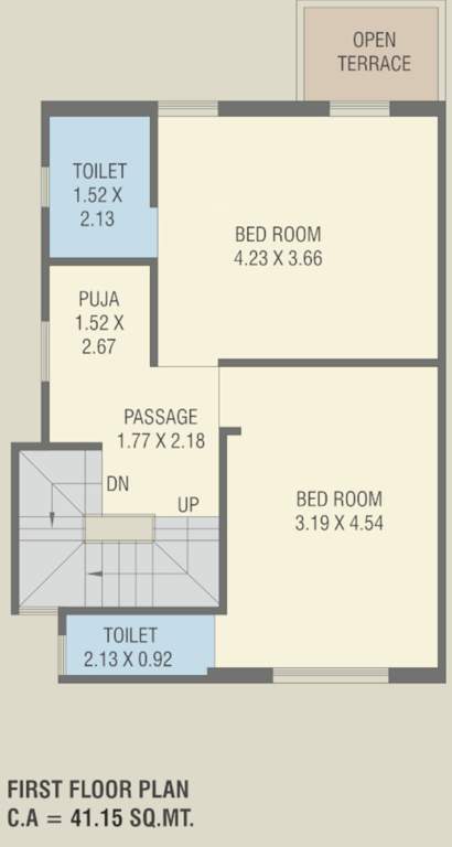  shantam luxuria Floor Plan First Floor Plan