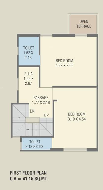  shantam luxuria Floor Plan First Floor Plan