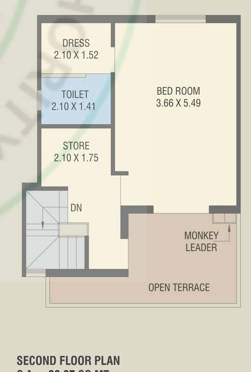  shantam luxuria Floor Plan Second Floor Plan