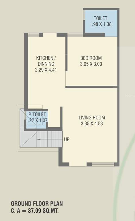  shantam luxuria Floor Plan Ground Floor Plan