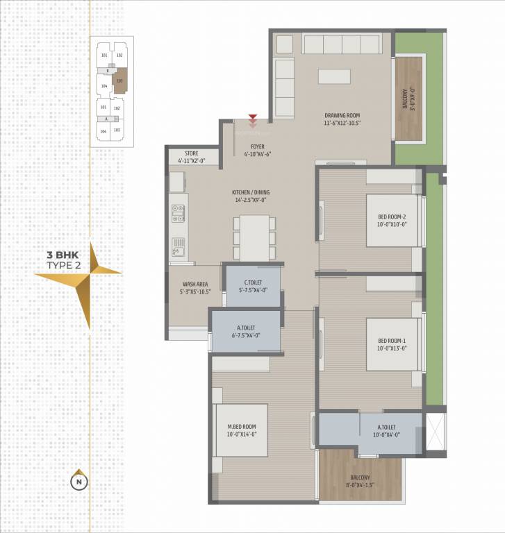  7 storey Floor Plan Floor Plan