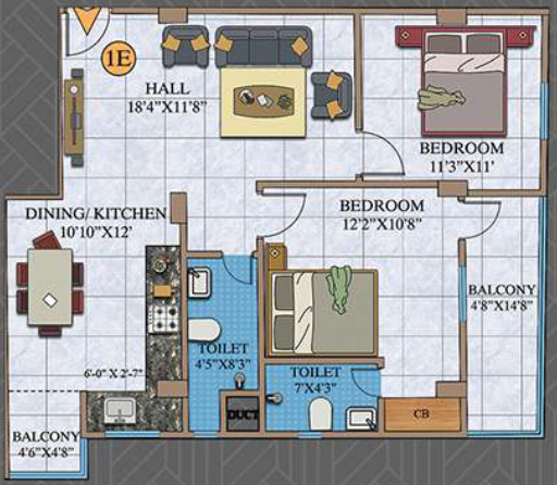 Floor Plan paradise sunrise Floor Plan Floor Plan