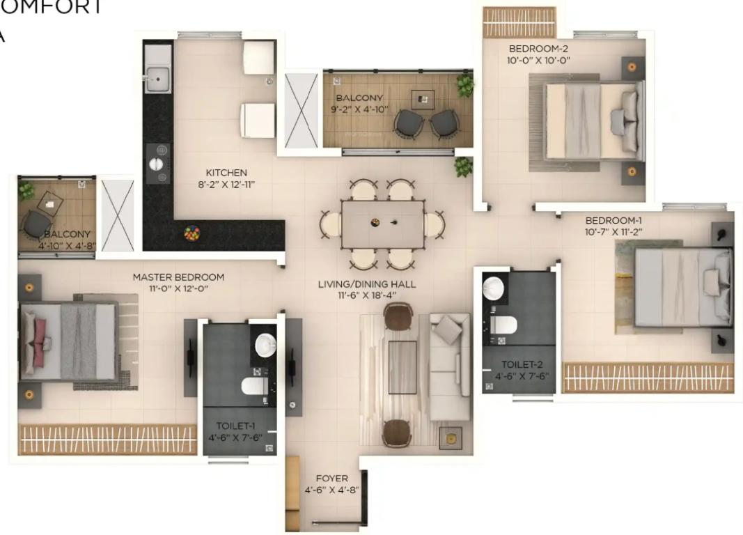 Floor Plan botanico Floor Plan Floor Plan