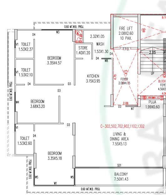 megh malhar indigo Floor Plan Floor Plan