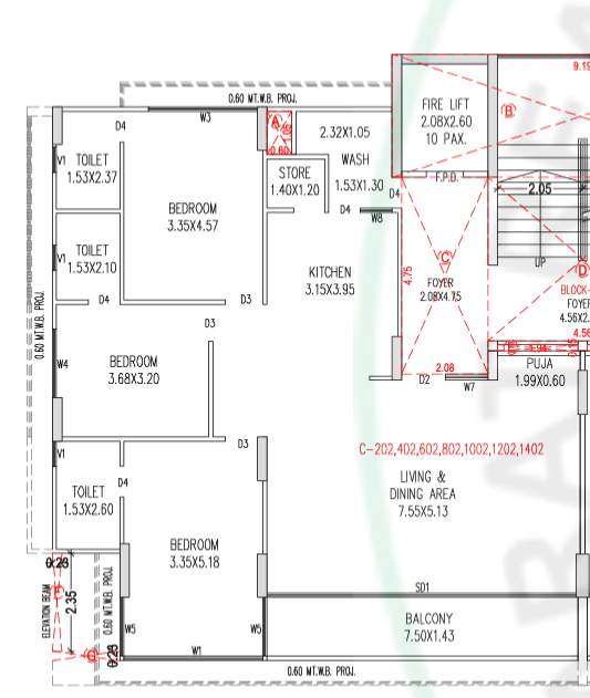 megh malhar indigo Floor Plan Floor Plan