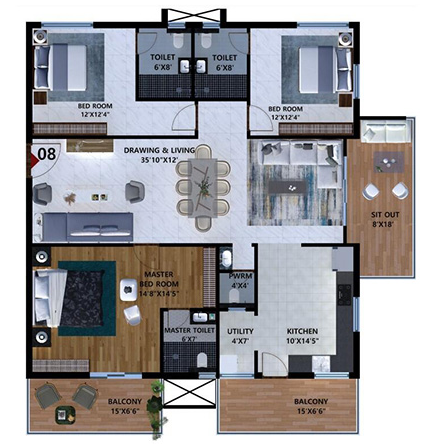Floor Plan jumeirah towers Floor Plan Floor Plan