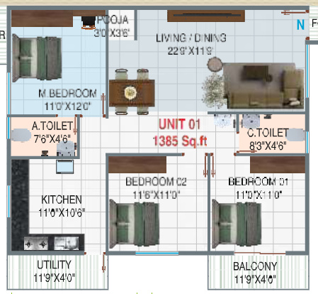  sunshine Floor Plan Floor Plan