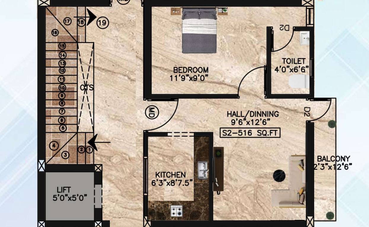  sri devi apartment Floor Plan Floor Plan