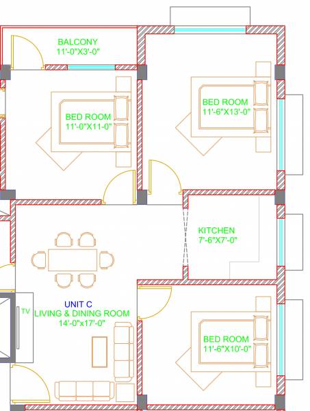  rounak-dakshini Floor Plan Floor Plan