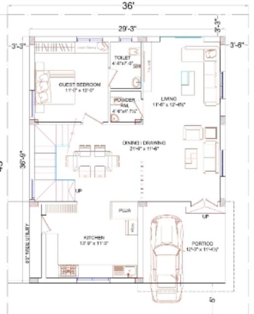  praveens golden leaf Floor Plan Lower Ground Floor Plan