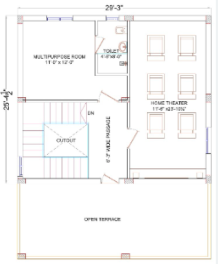 Second Floor Plan praveens golden leaf Floor Plan Second Floor Plan
