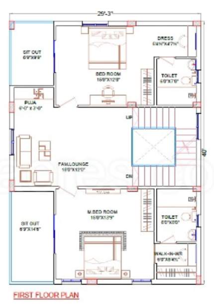  praveens golden leaf Floor Plan First Floor Plan