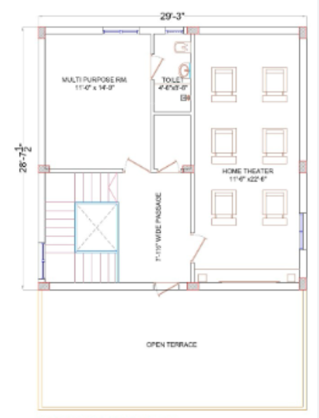 Second Floor Plan praveens golden leaf Floor Plan Second Floor Plan