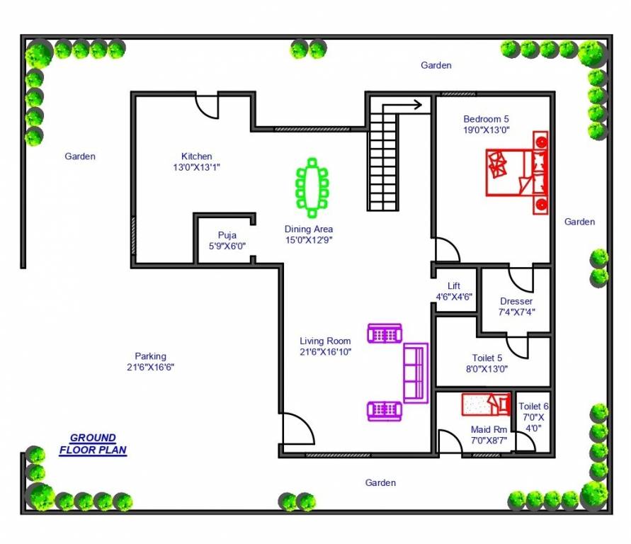  aurora bay Floor Plan Second Floor Plan
