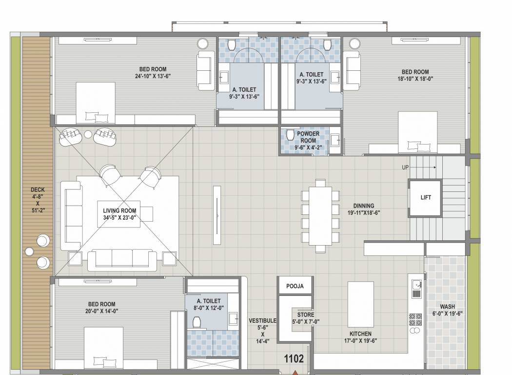 Lower Level Penthouse Plan  ercole Floor Plan Lower Level Penthouse Plan