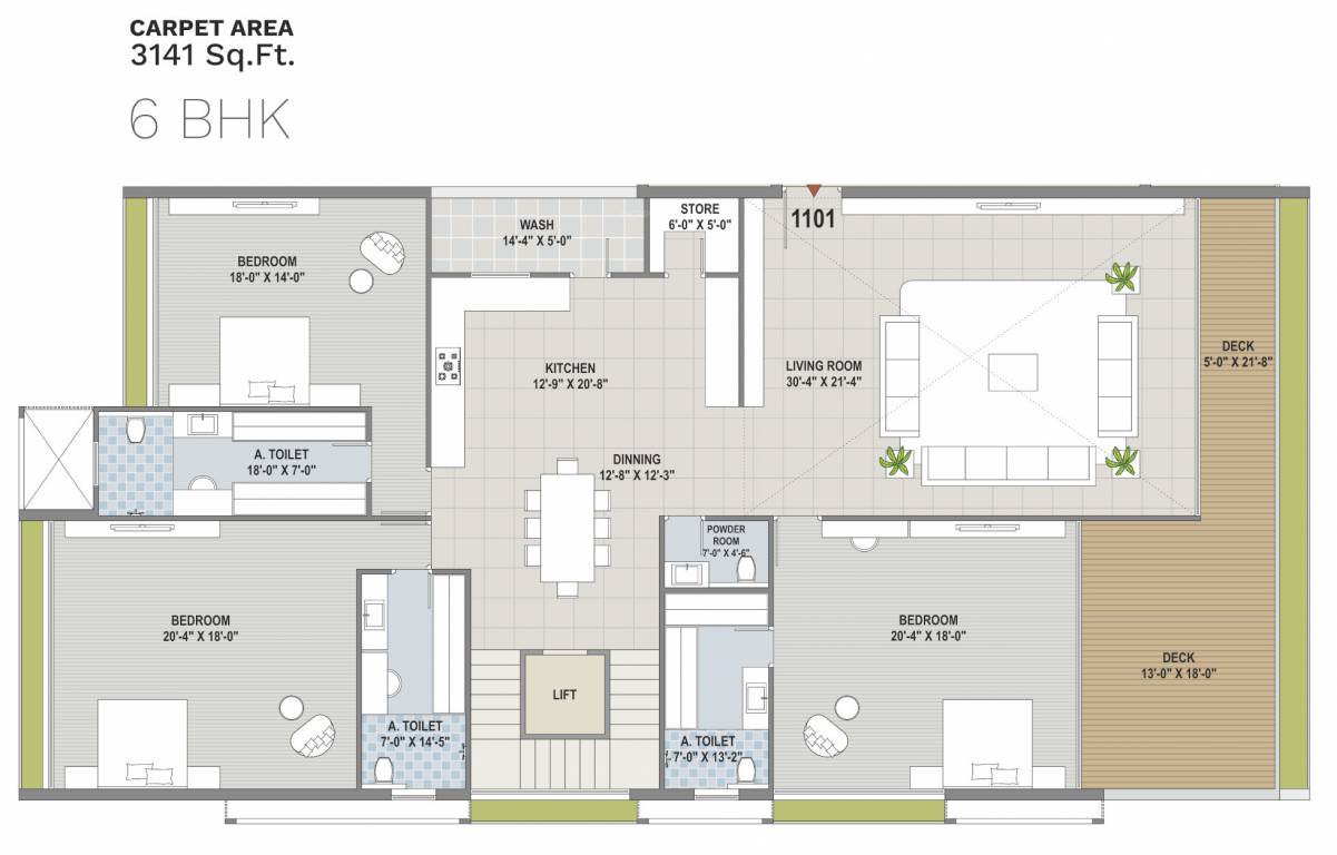Lower Level Penthouse Plan ercole Floor Plan Lower Level Penthouse Plan