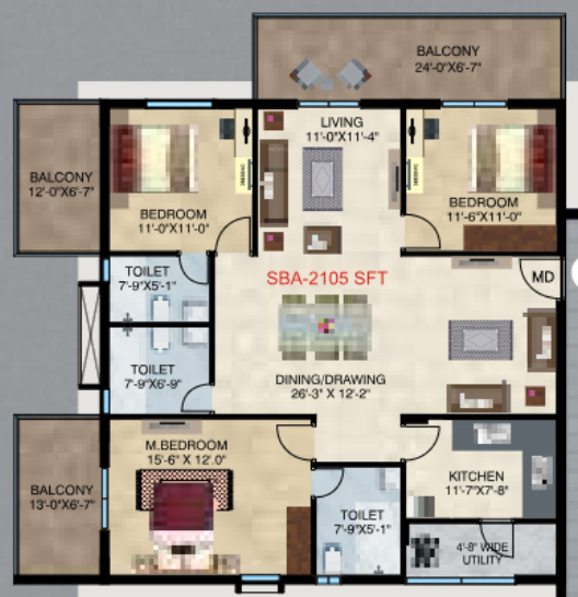  town-heights Floor Plan Floor Plan