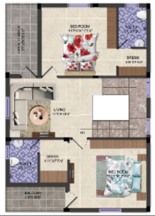 First Floor Plan surabhis signature villas extension Floor Plan First Floor Plan