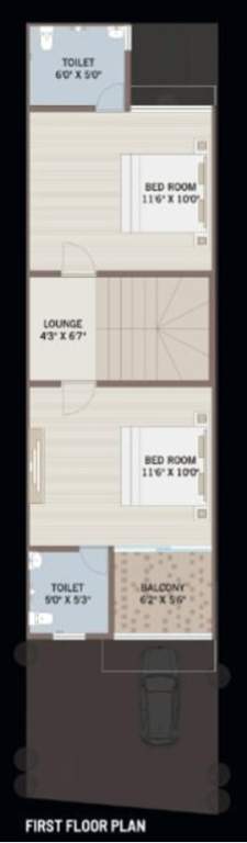 gajanan royal bunglows Floor Plan First Floor Plan