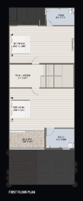  gajanan royal bunglows Floor Plan First Floor Plan