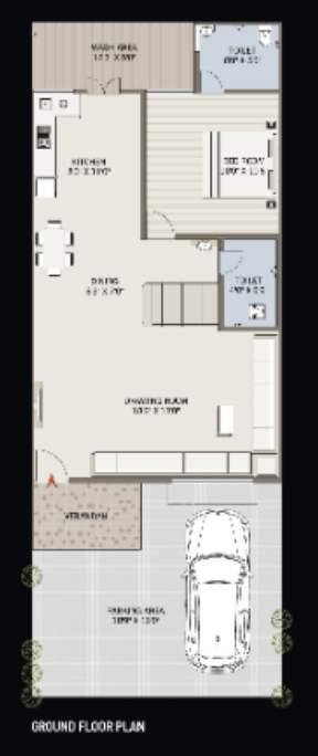  gajanan royal bunglows Floor Plan Ground Floor Plan
